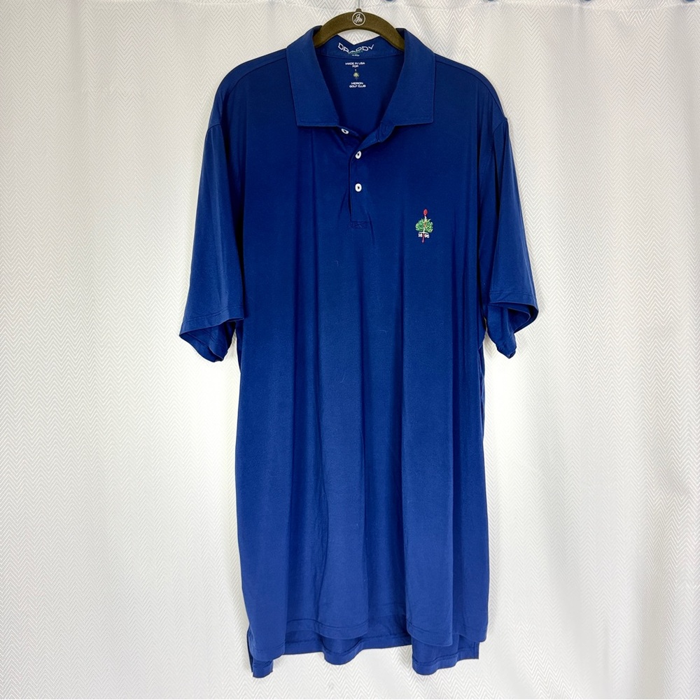 Merion Golf Club! B Draddy Blue Polo Shirt XXL Very RARE